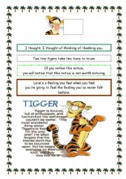 English Worksheet: practice fluency by tongue twisters