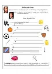 English Worksheet: Whose + Vocabulary