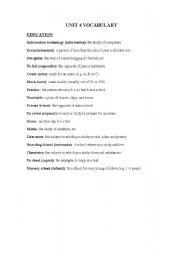 English worksheet: New English File Intermediate Vocab Units 4-6