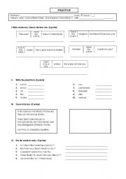 English worksheet: plural nouns