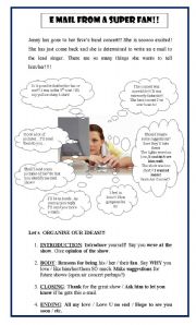 English Worksheet: e-mail writing