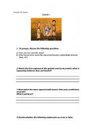 English Worksheet: Friends-9th Season, episode 1.(video watching activity)