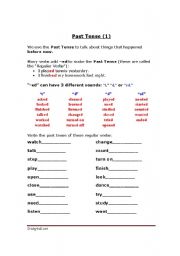 English Worksheet: Past Simple Worksheet
