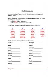 English worksheet: Past Simple Worksheet