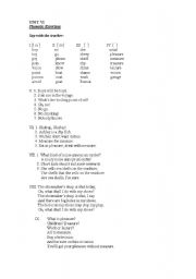 English worksheet: phonetic exercises
