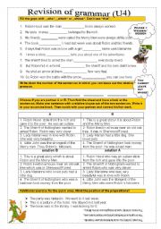 English Worksheet: relative clauses and contact clauses