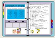 Time Prepositions - in/on/at