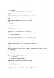 English Worksheet: Donnie Darko - the film 