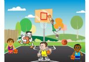 English Worksheet: Basketball
