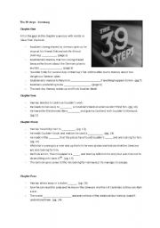 English Worksheet: the 39 steps