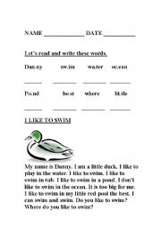 English Worksheet: comprehension