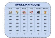 English Worksheet: SPELLING COMPETITION