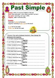 English Worksheet: Past Simple