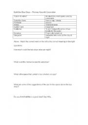 English worksheet: Bunk Bed Bus Stops - Thomas Klassnik architecture