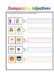 English worksheet: Comparative Adjective