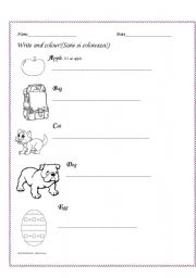 English worksheet: Alphabet (1)