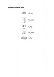 English Worksheet: complete