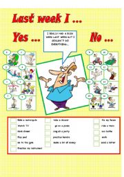 English Worksheet: simple past exercises