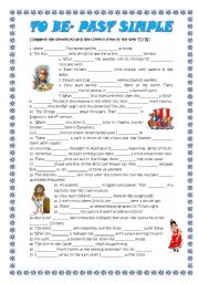 English Worksheet: To Be- Past Simple