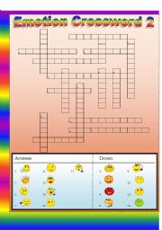 Emotions Cross-Word2