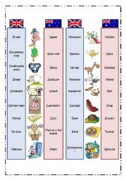 English Worksheet: British & Australian English: Pictionary 2/2