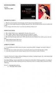 English Worksheet: ACTIVITY ABOUT THE MOVIE  