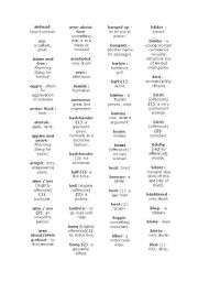 English Worksheet: slangs