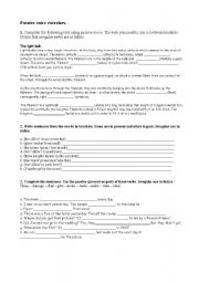 English Worksheet: Passive voice exercises