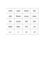 English worksheet: word sort