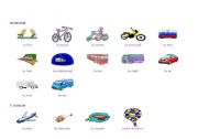 English Worksheet: transports vocabulary