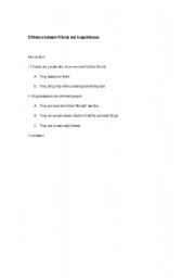 English Worksheet: Friends