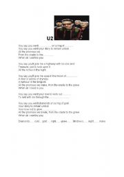 English worksheet: U2