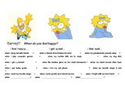 English Worksheet: How do you feel?