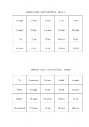 English worksheet: MEMORY GAME