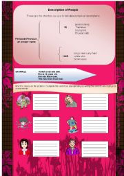 DECRIBING PEOPLE _ GRAMMAR AND EXAMPLES