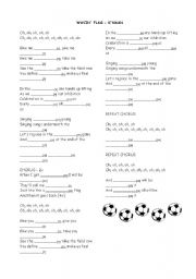 English worksheet: Song Activity - Wavin Flag by Knaan