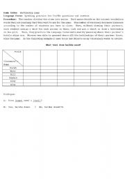English Worksheet: Battleships Game