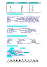 personal pronouns and possessive pronouns