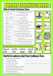 Present Continuous Tense