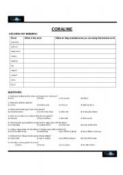 Coraline Movie Study Guide, pt 3