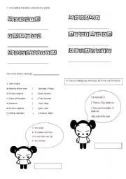 English worksheet: Fun Time Exercises 3