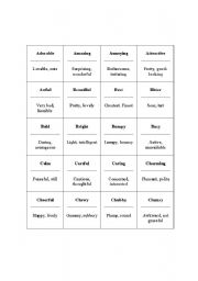 English Worksheet: various esl games