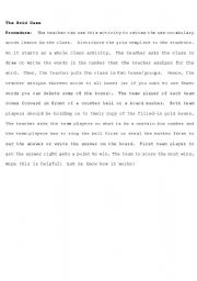 English Worksheet: The Grid Game Revision