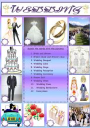 English Worksheet: WEDDING