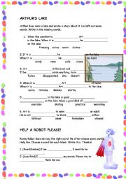 English worksheet: Sentence comprehension