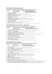 English Worksheet: Reported Speech