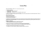 English Worksheet: Lesson plan-reported speech