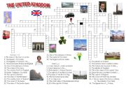 English Worksheet: The United Kingdom