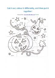 Halloween coloring