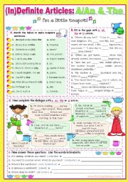 Definite & indefinite Articles:  a/an,  the  or  zero  article?